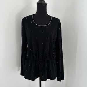 Drawstring Waist Top